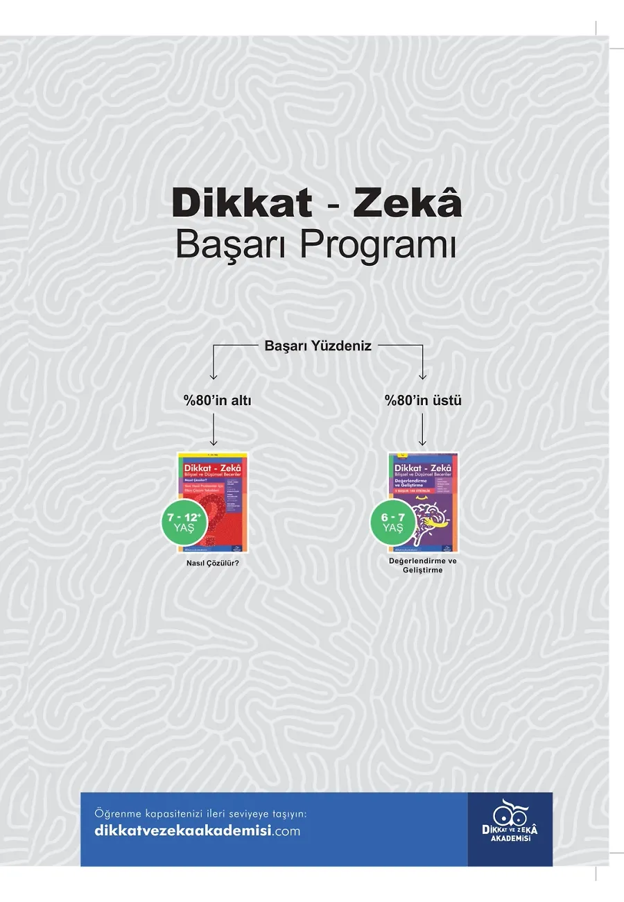 Değerlendirme Ve Geliştirme (5 - 6 Yaş) - Dikkat Zeka – Sayfa 1