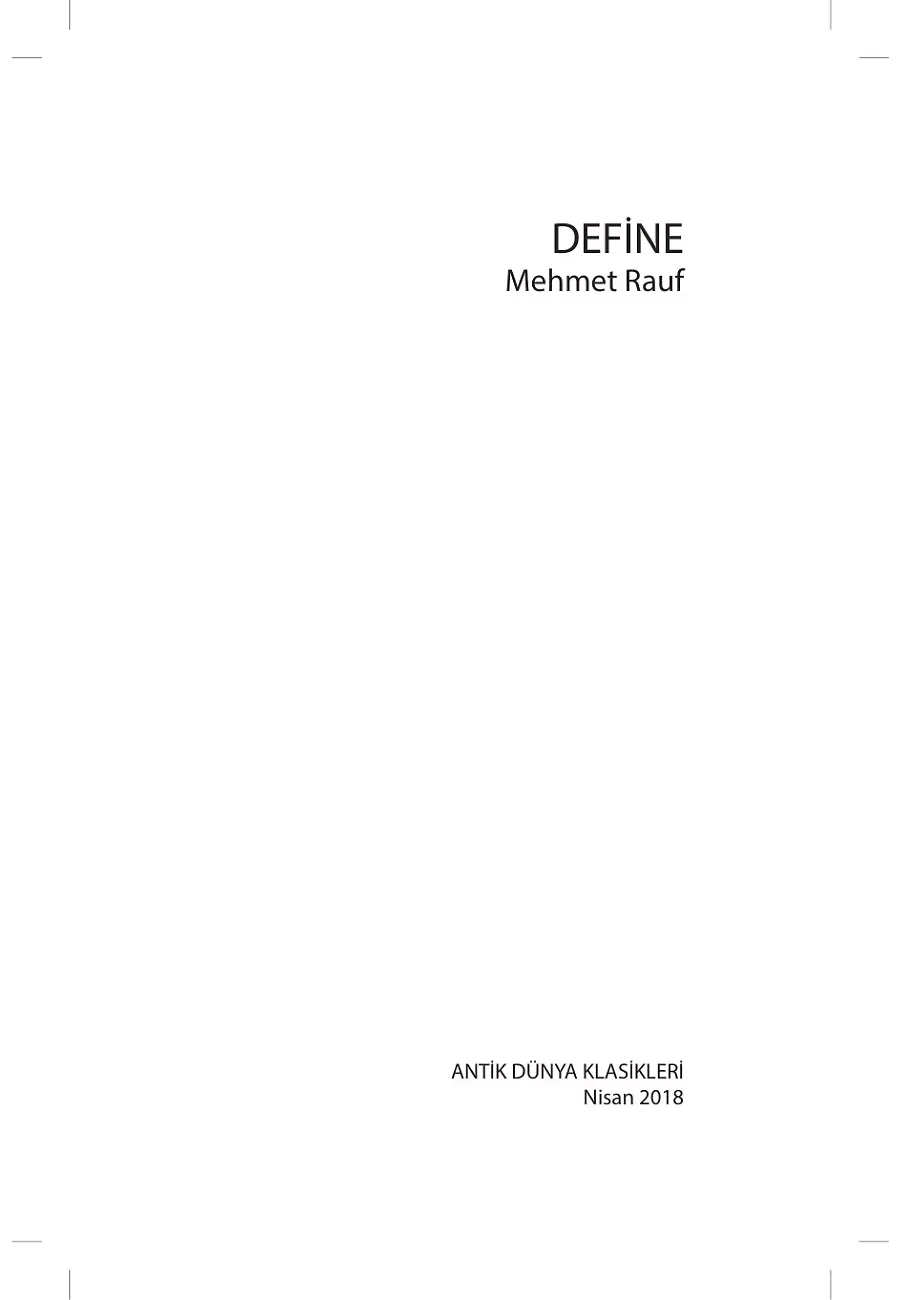 Define (Antik Dünya Klasikleri) – Sayfa 1
