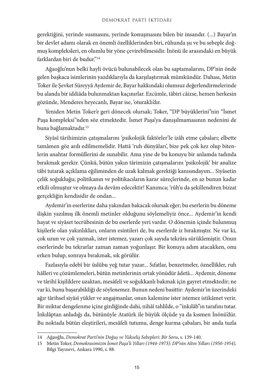 Demokratlar Ve Halkçılar (1950-1954) – Sayfa 5