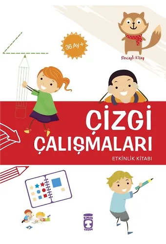 Çizgi Çalışmaları Etkinlik Kitabı (36 Ay+)