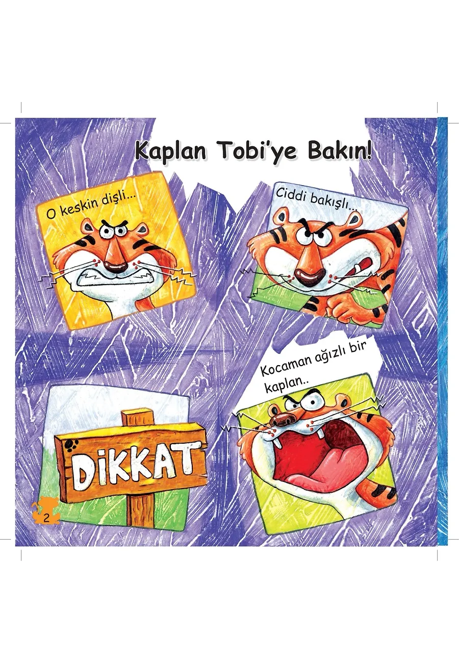 Çizgili Kaplanlar İle Tanışalım - Sevimli Hayvanlar – Sayfa 1