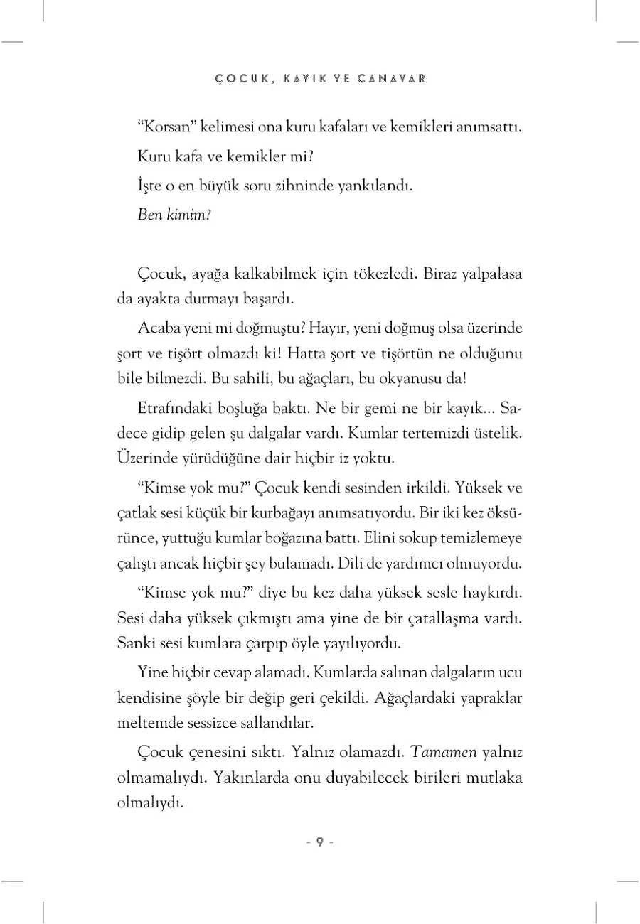 Çocuk, Kayık Ve Canavar – Sayfa 5