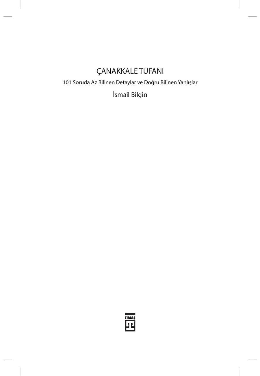 Çanakkale Tufanı – Sayfa 1