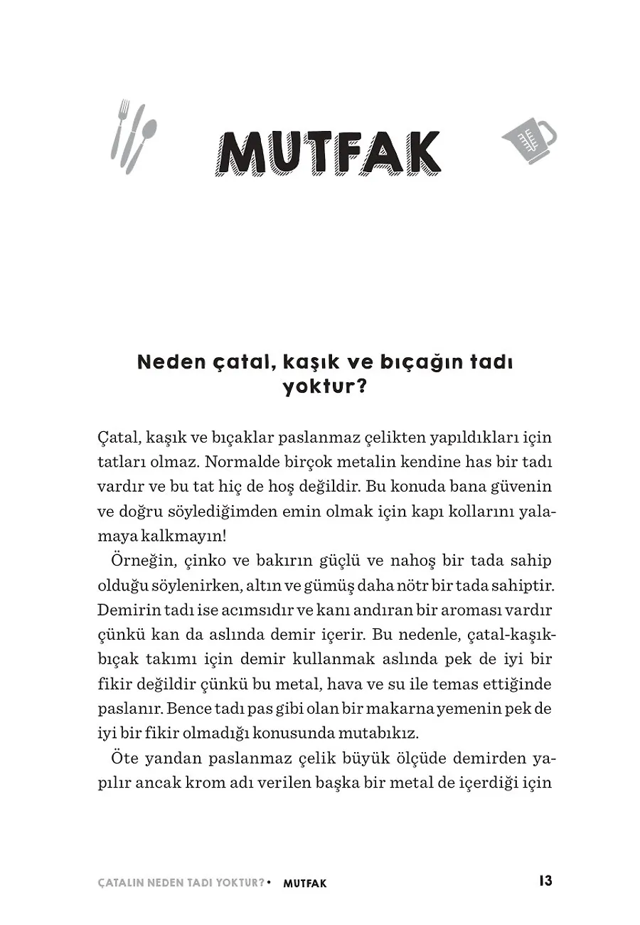 Çatalın Neden Tadı Yoktur? – Sayfa 3