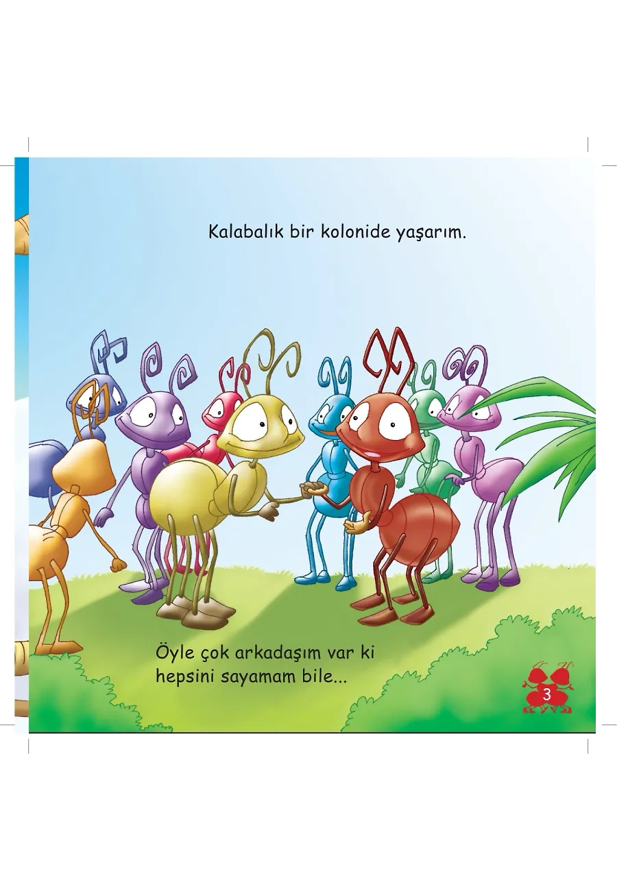 Çalışkan Karıncalar İle Tanışalım - Sevimli Hayvanlar – Sayfa 2