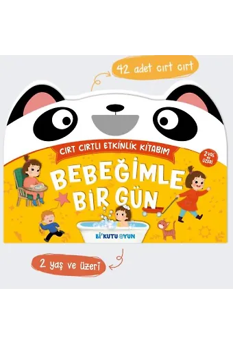 Cırt Cırtlı Etkinlik Kitabım – Bebeğimle Bir Gün (2+ Yaş)
