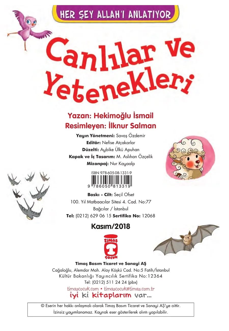 Canlılar Ve Yetenekleri - Her Şey Allah'ı Anlatıyor – Sayfa 1