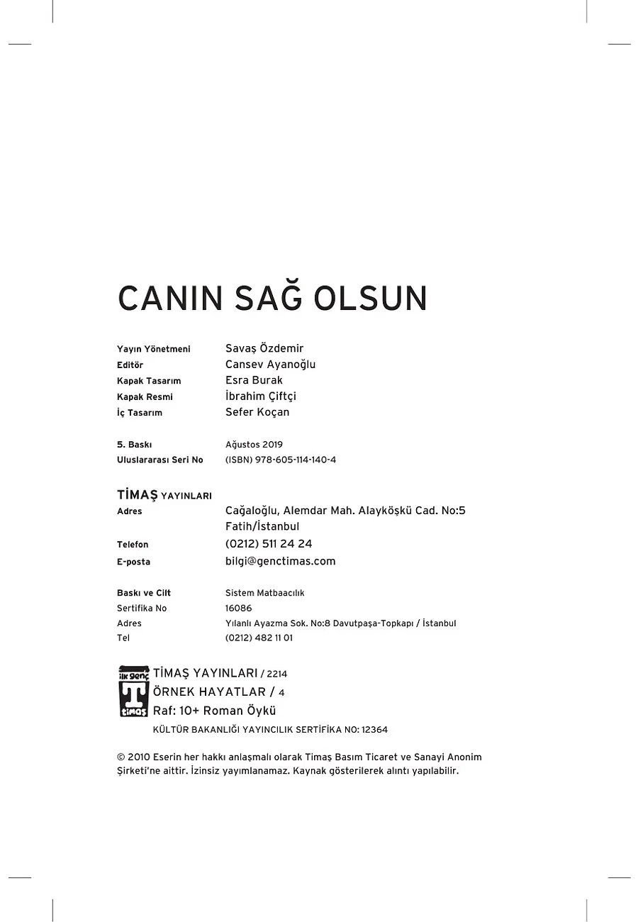 Canın Sağ Olsun Doktorlar - Örnek Hayatlar – Sayfa 1
