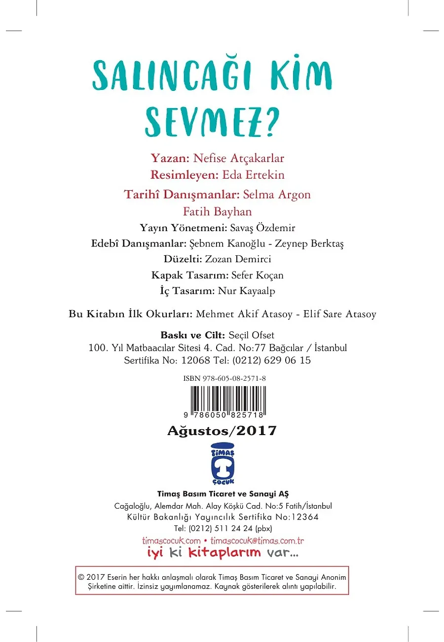 Can İle Canan Salıncağı Kim Sevmez - Mehmet Akif'i Seviyoruz – Sayfa 1