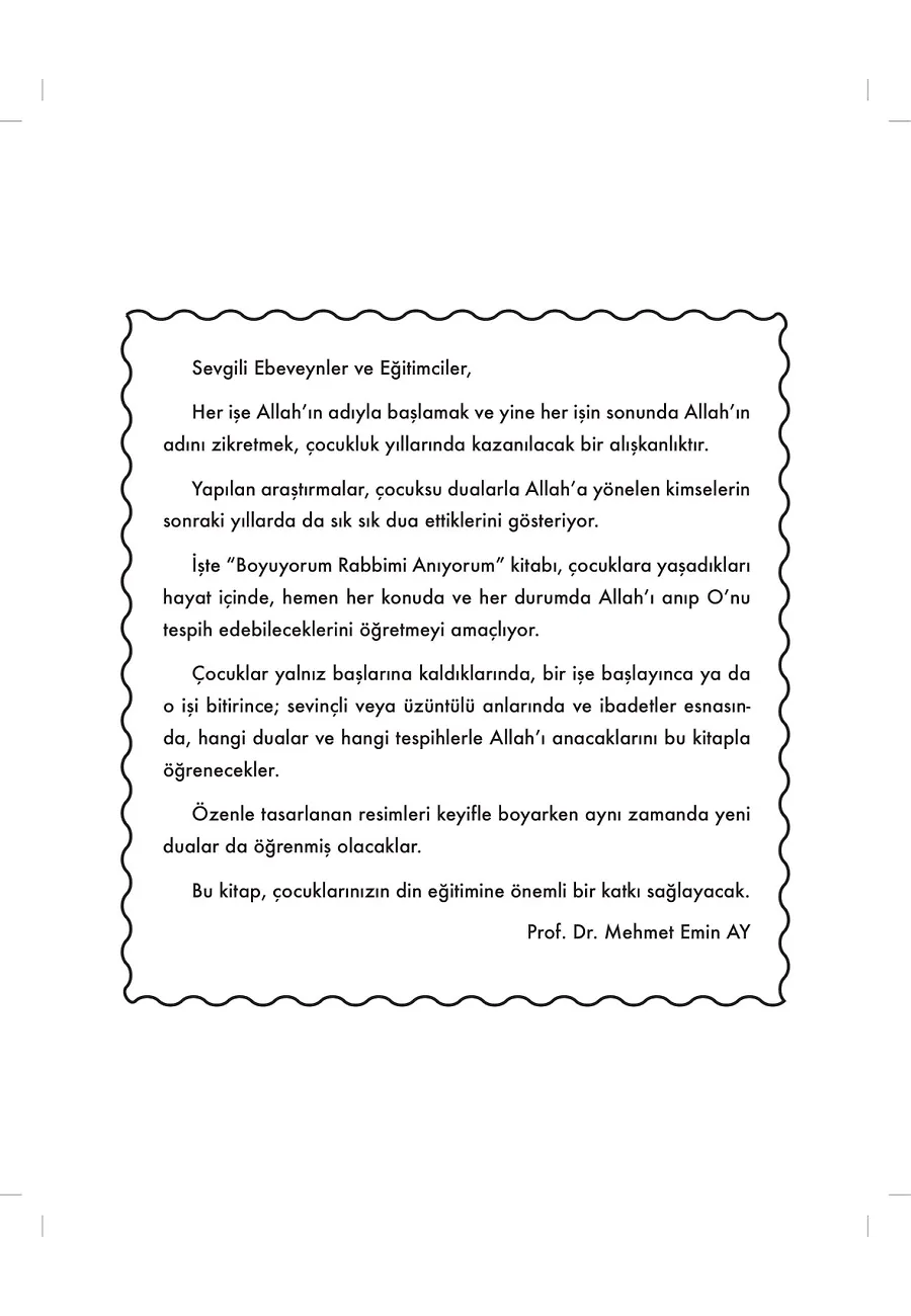 Boyuyorum Rabbimi Anıyorum – Sayfa 1