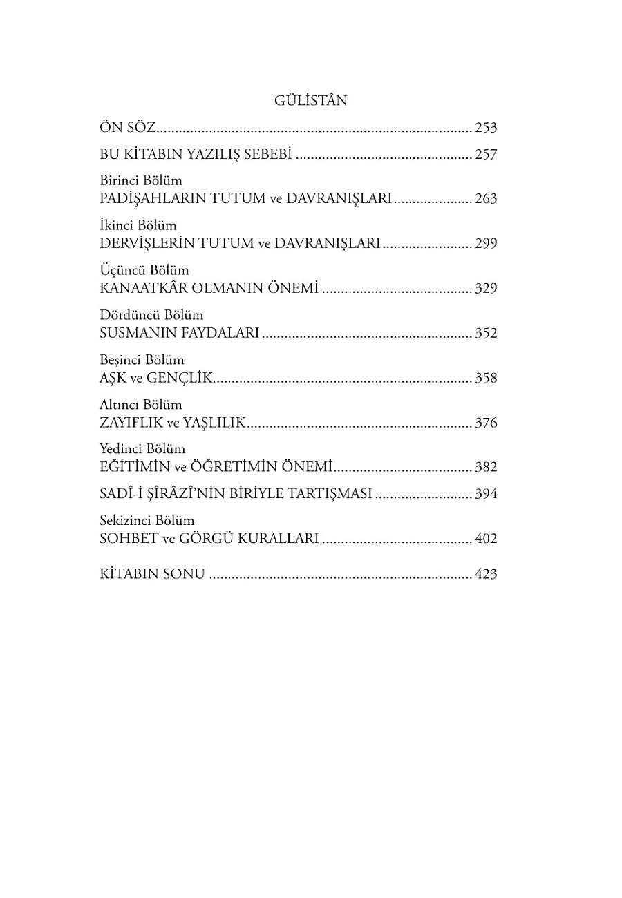 Bostan Ve Gülistan – Sayfa 2