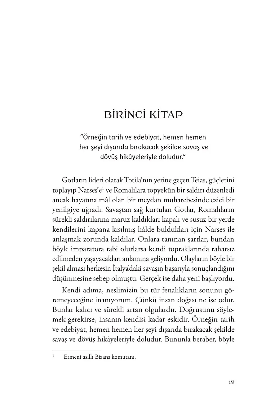Bizans Tarihi: Agathias Kroniği (552-559) – Sayfa 1