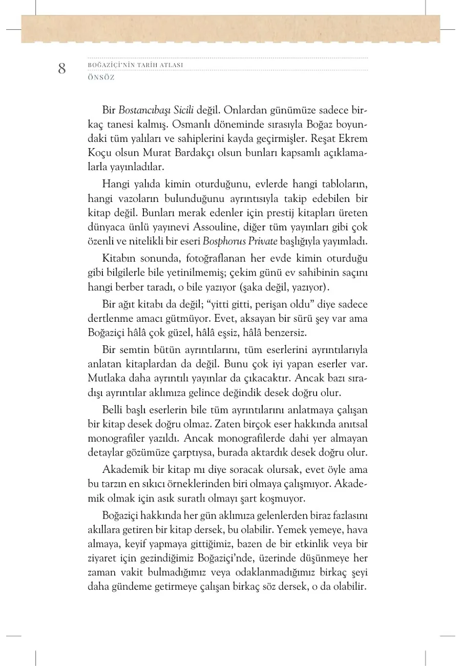 Boğaziçi'nin Tarih Atlası – Sayfa 6