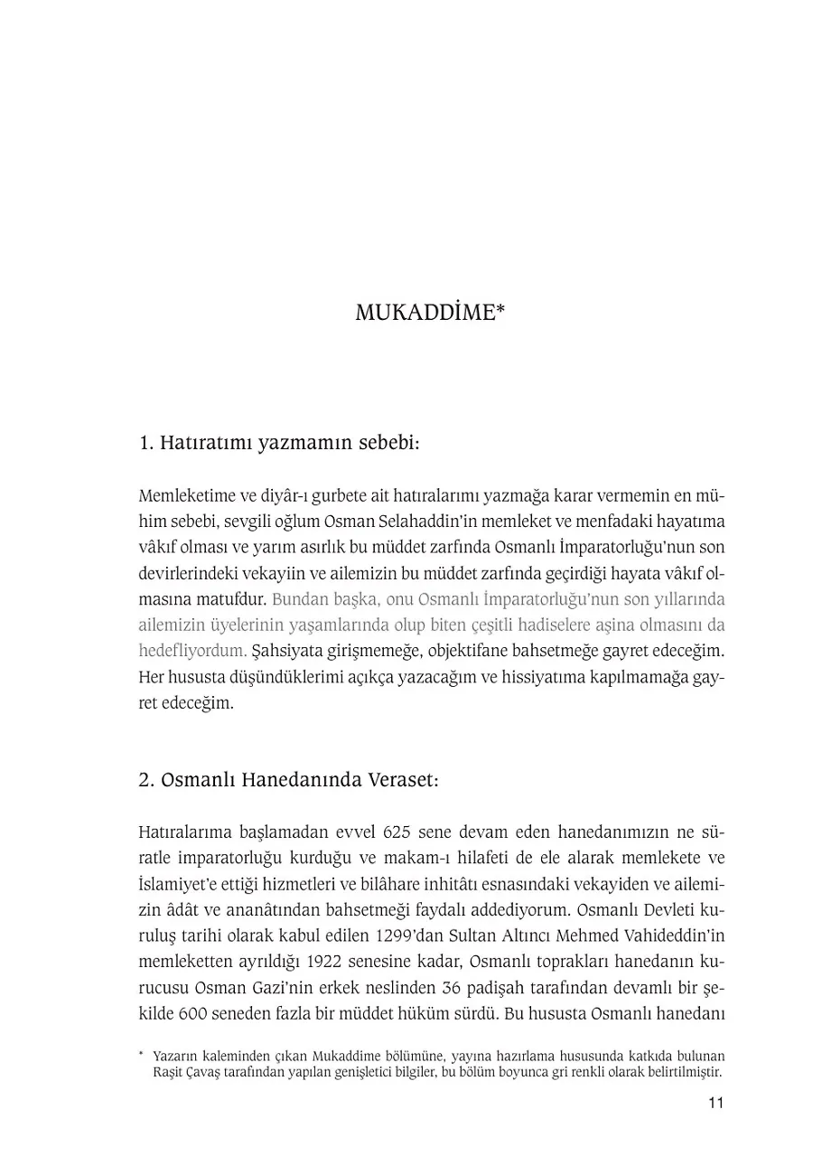 Bir Şehzadenin Hatıratı – Sayfa 1