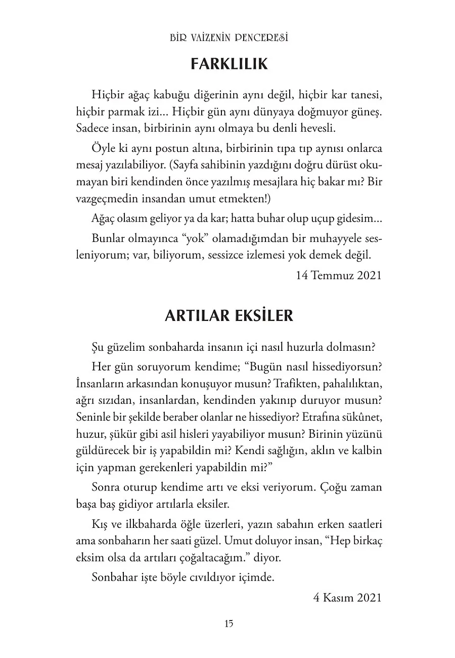 Bir Vaizenin Penceresi – Sayfa 3