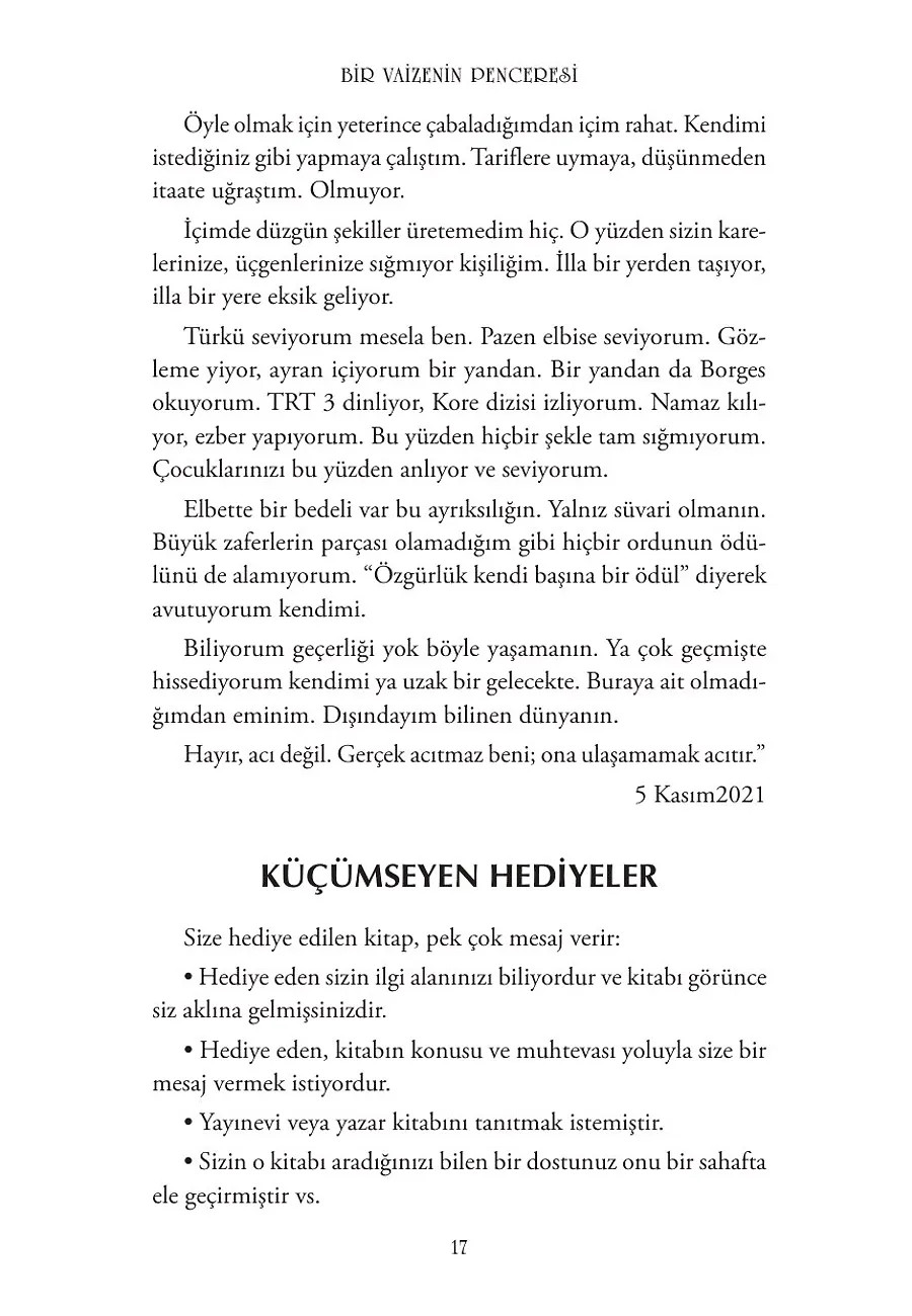 Bir Vaizenin Penceresi – Sayfa 5