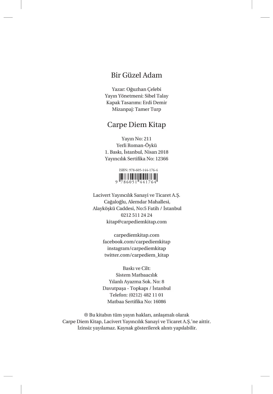 Bir Güzel Adam – Sayfa 1