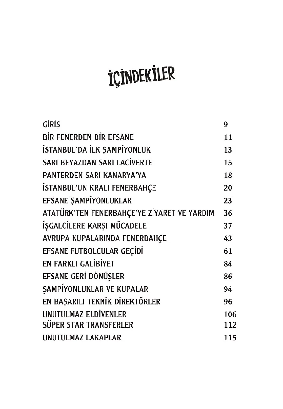Bir Efsane Fenerbahçe – Sayfa 2
