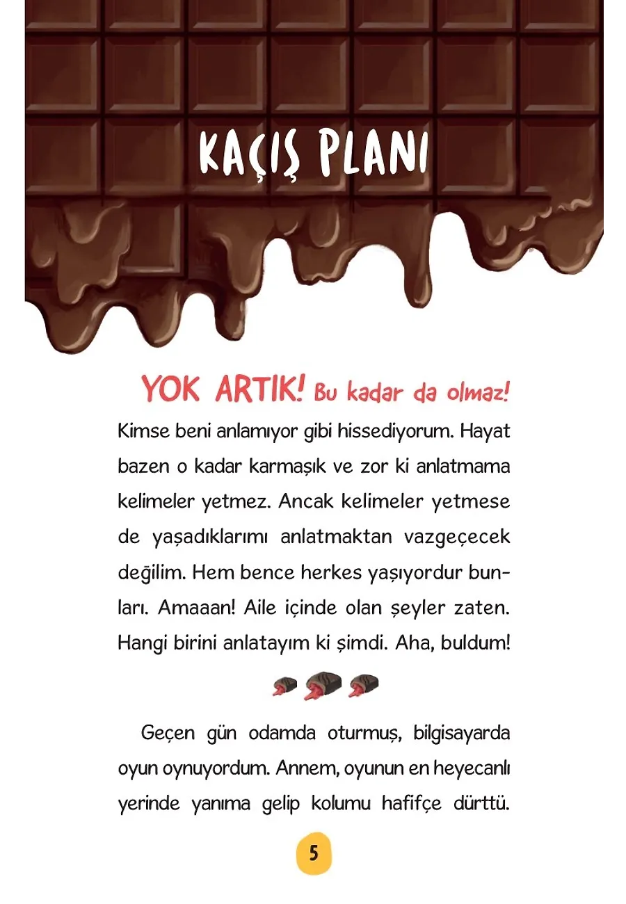 Bir Aile Macerası - Çikolata Meselesi – Sayfa 1