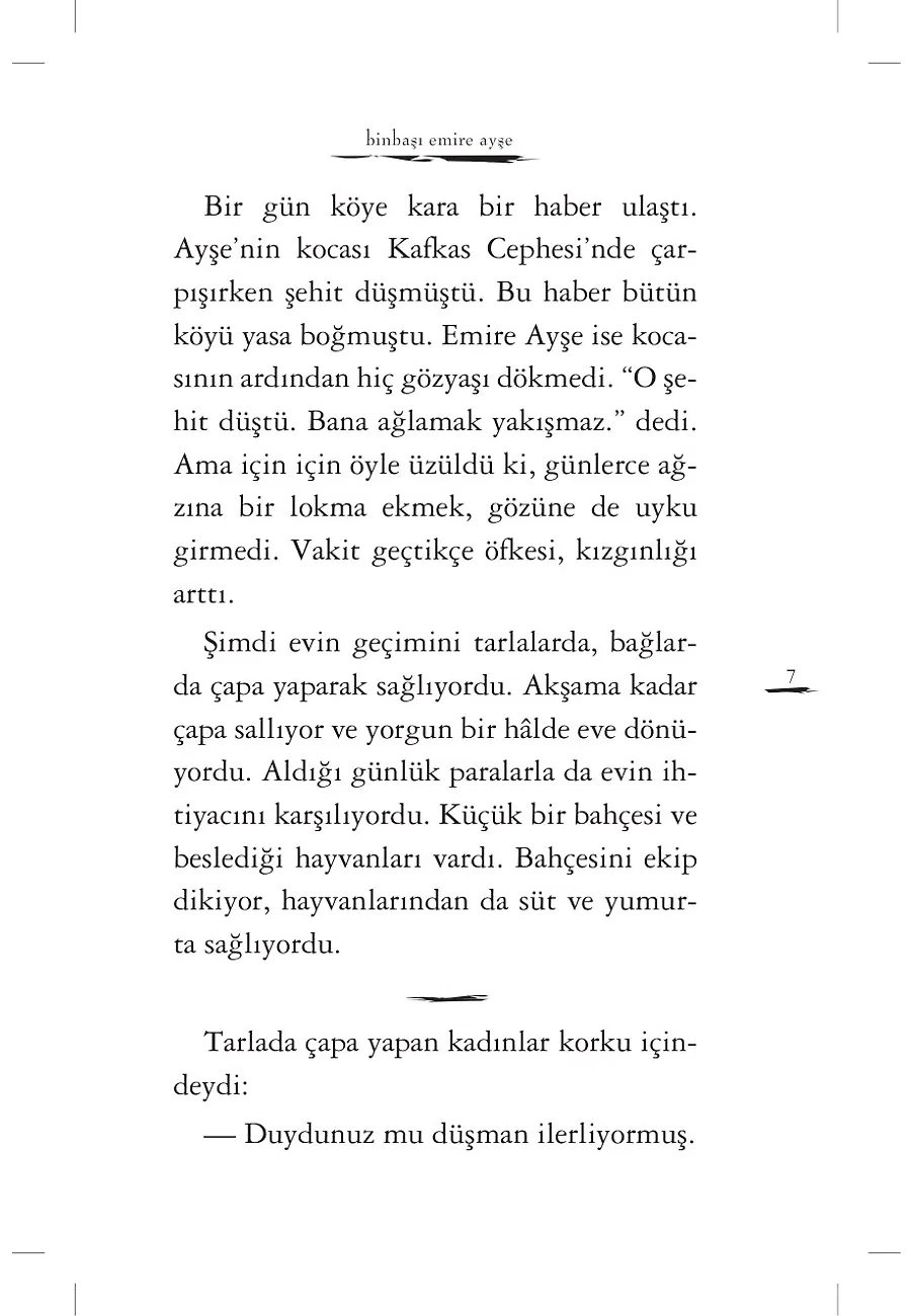 Binbaşı Emire Ayşe - Kurtuluşun Kahramanları 1 (8) – Sayfa 3