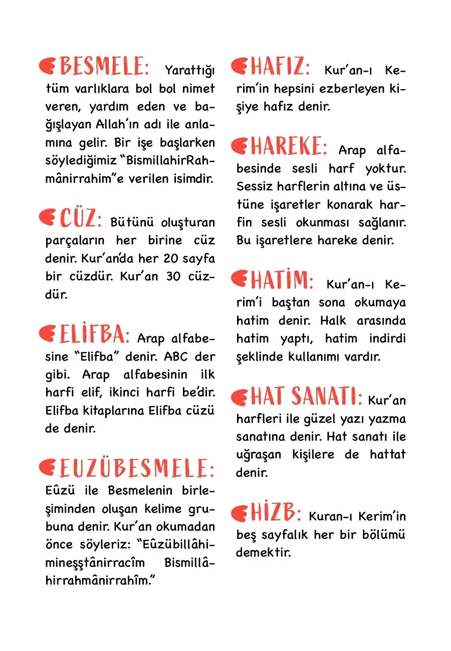 Benim Kur'an-I Kerim Sözlüğüm (Fleksi Cilt) – Sayfa 4
