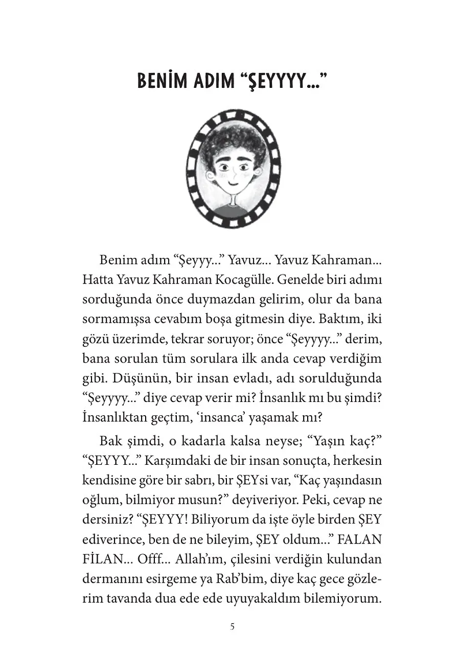 Benim Adım Şeyy – Sayfa 1
