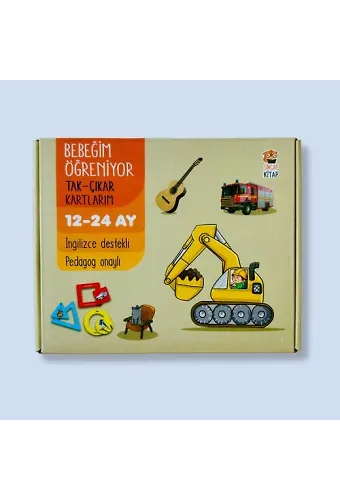 Bebeğim Öğreniyor Tak - Çıkar Kartlarım (12-24 Ay)