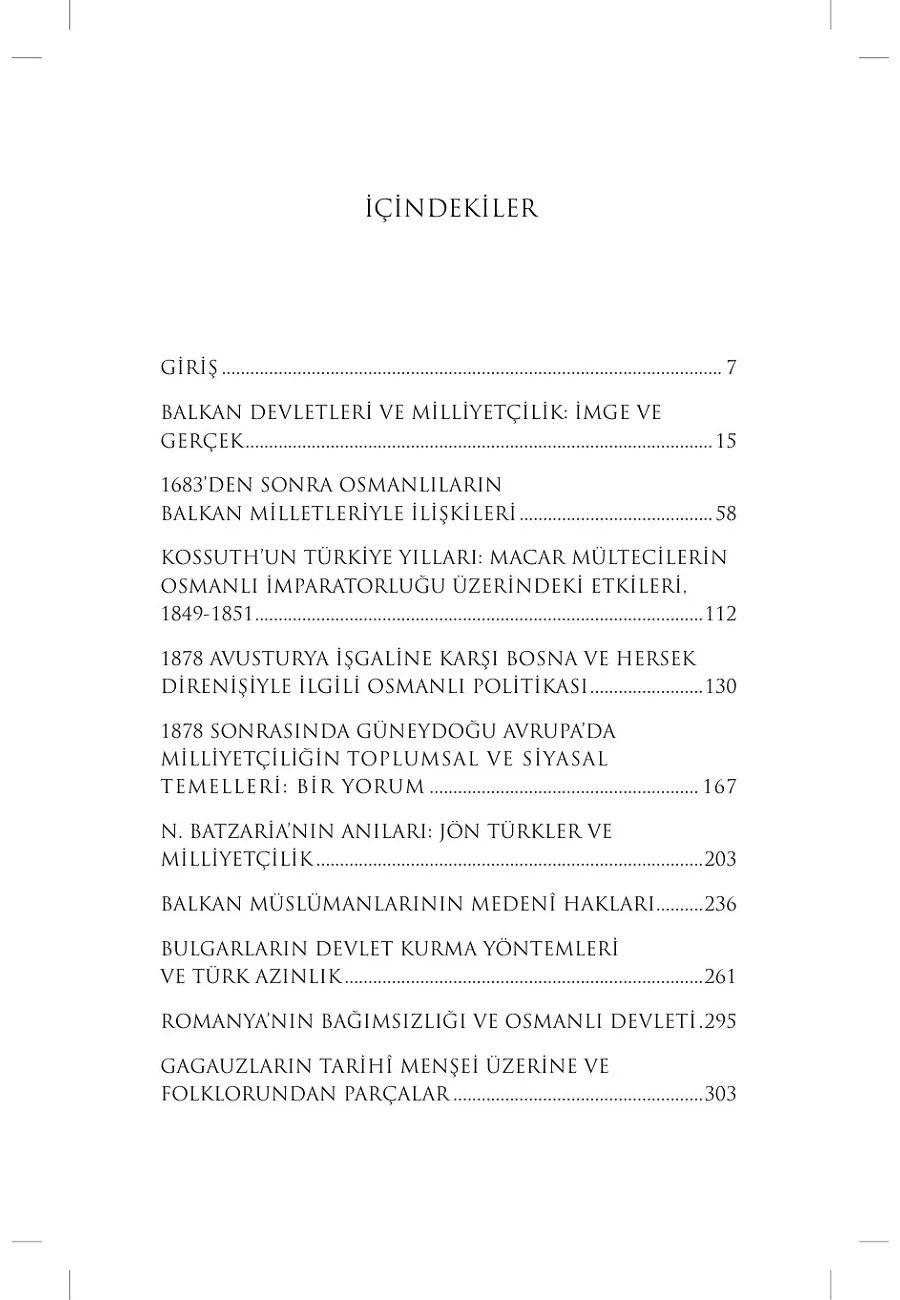 Balkanlar'da Osmanlı Mirası Ve Milliyetçilik – Sayfa 1
