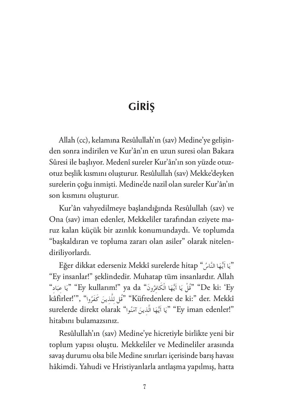 Bakara Suresi Sohbetleri – Sayfa 1
