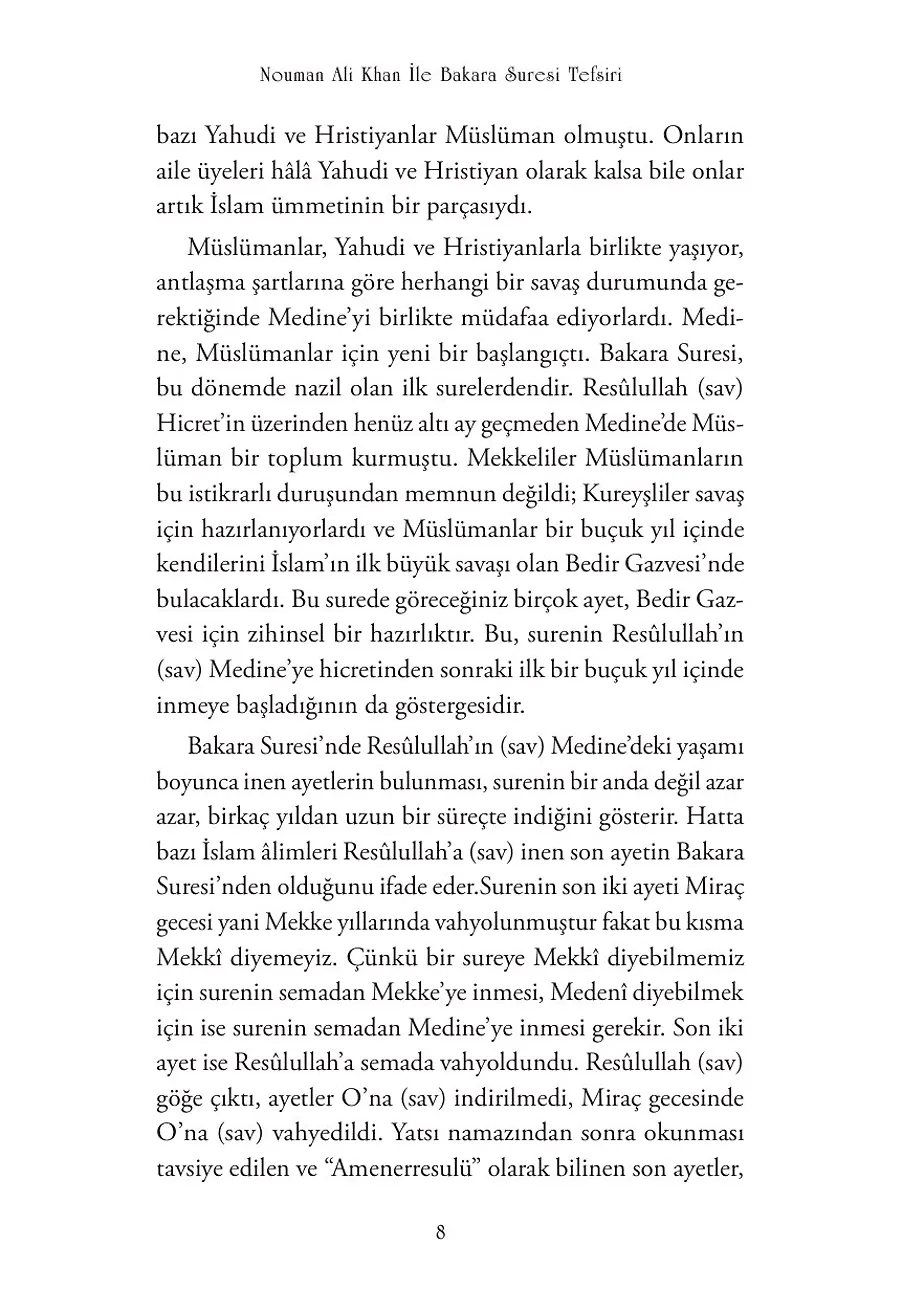 Bakara Suresi Sohbetleri – Sayfa 2