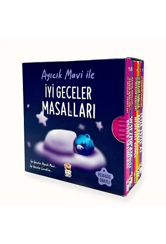Ayıcık Mavi İle İyi Geceler Masalları Set (7 Kitap)