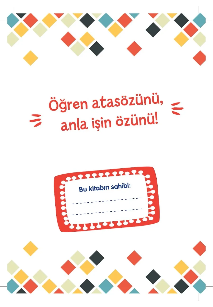 Atasözleri Hikayeleri 1 – Sayfa 1
