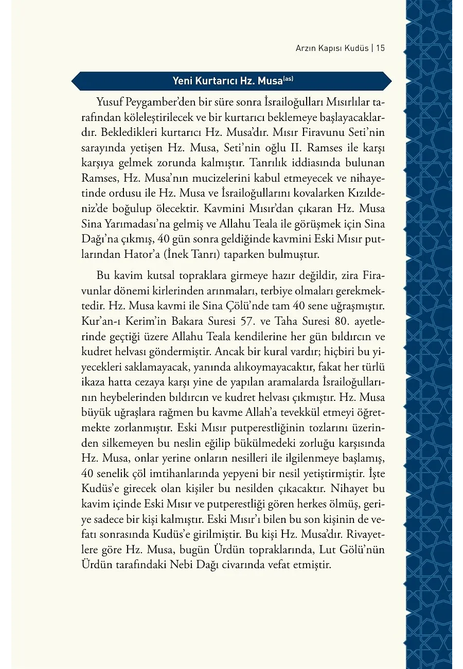 Arzın Kapısı Kudüs – Sayfa 6