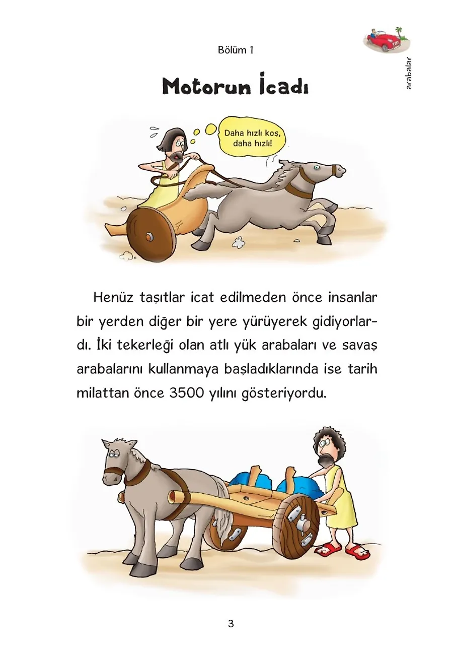 Arabalar - Buluşlar Ve Serüvenleri – Sayfa 1