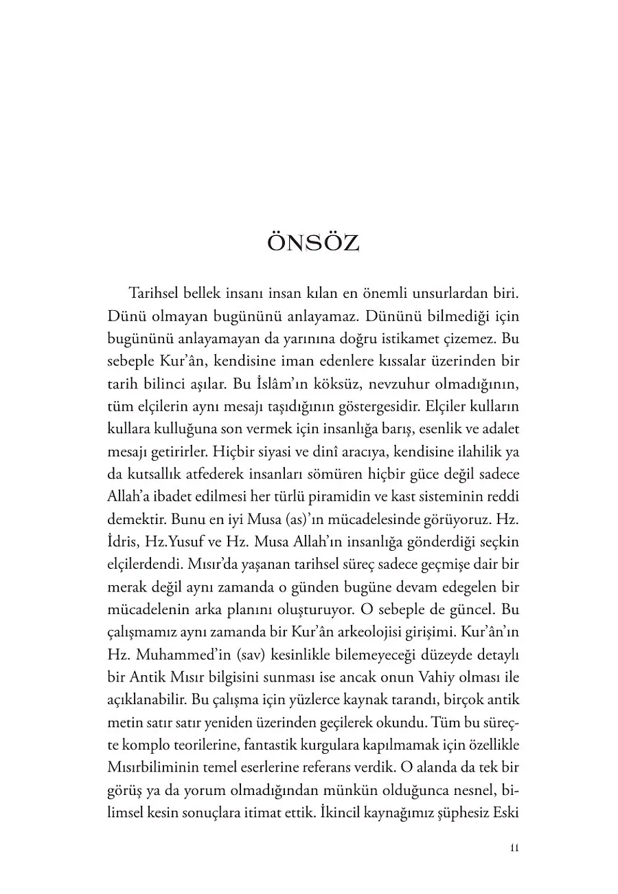 Antik Mısır'ın Peygamberleri: Hz. İdris, Hz. Yusuf, Hz. Musa – Sayfa 1