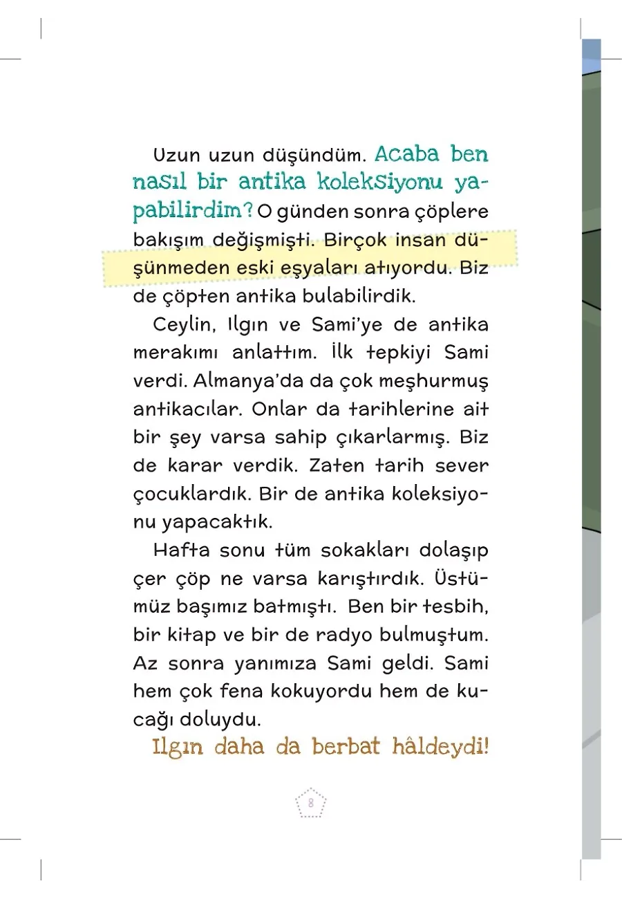 Antika Avcıları - Ela’nın Neşeli Günlüğü - 2. Sınıf Hikaye Seti – Sayfa 6