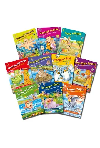 Allah'ın İsimlerini Öğreniyorum 1 Set (10 Kitap)