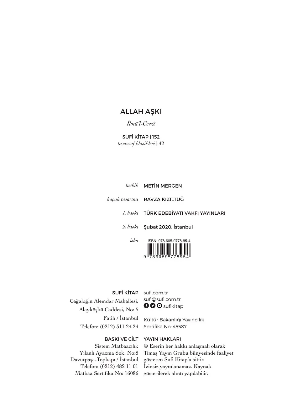 Allah Aşkı – Sayfa 1