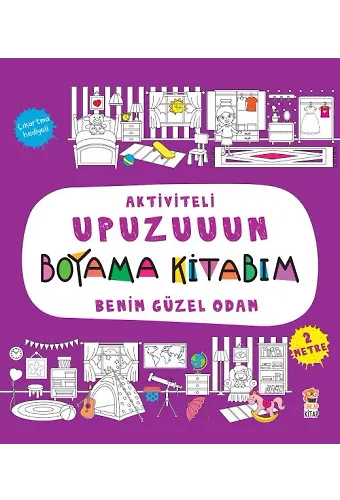 Aktiviteli Upuzuuun Boyama Kitabım - Benim Güzel Odam