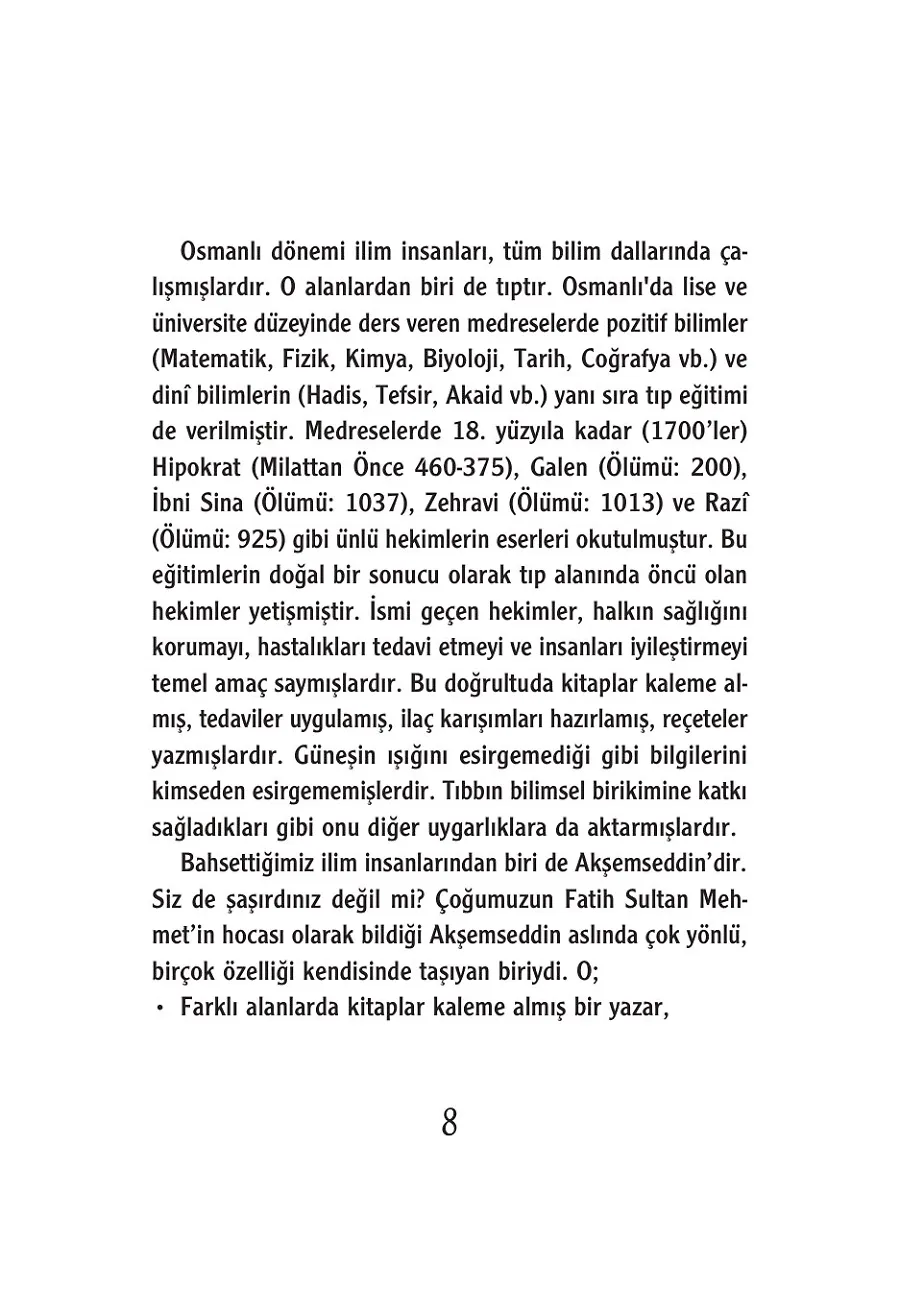 Akşemseddin - Ömür Boyu Öğrenci – Sayfa 2