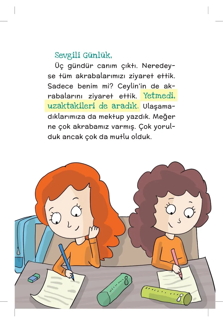 Ajanlar Peşimizde - Ela’nın Neşeli Günlüğü - 2. Sınıf Hikaye Seti – Sayfa 1