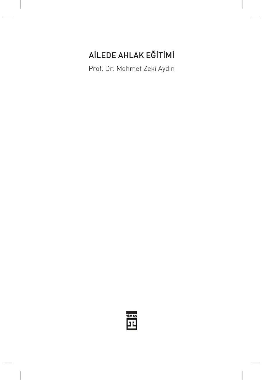 Ailede Ahlak Eğitimi – Sayfa 1