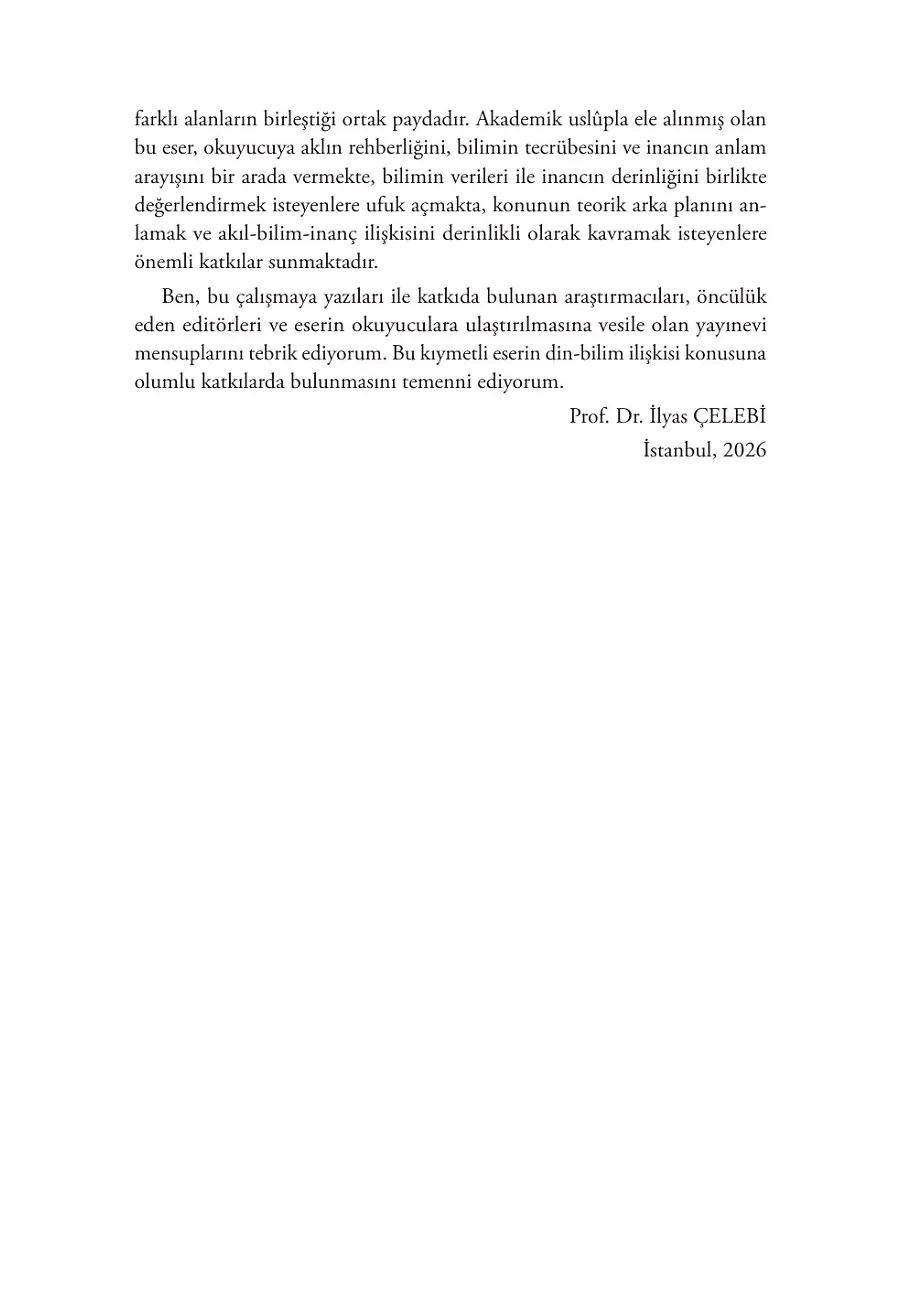 Akıl Bilim Ve İnanç / Günümüz Kelamının Yeni Meseleleri – Sayfa 5