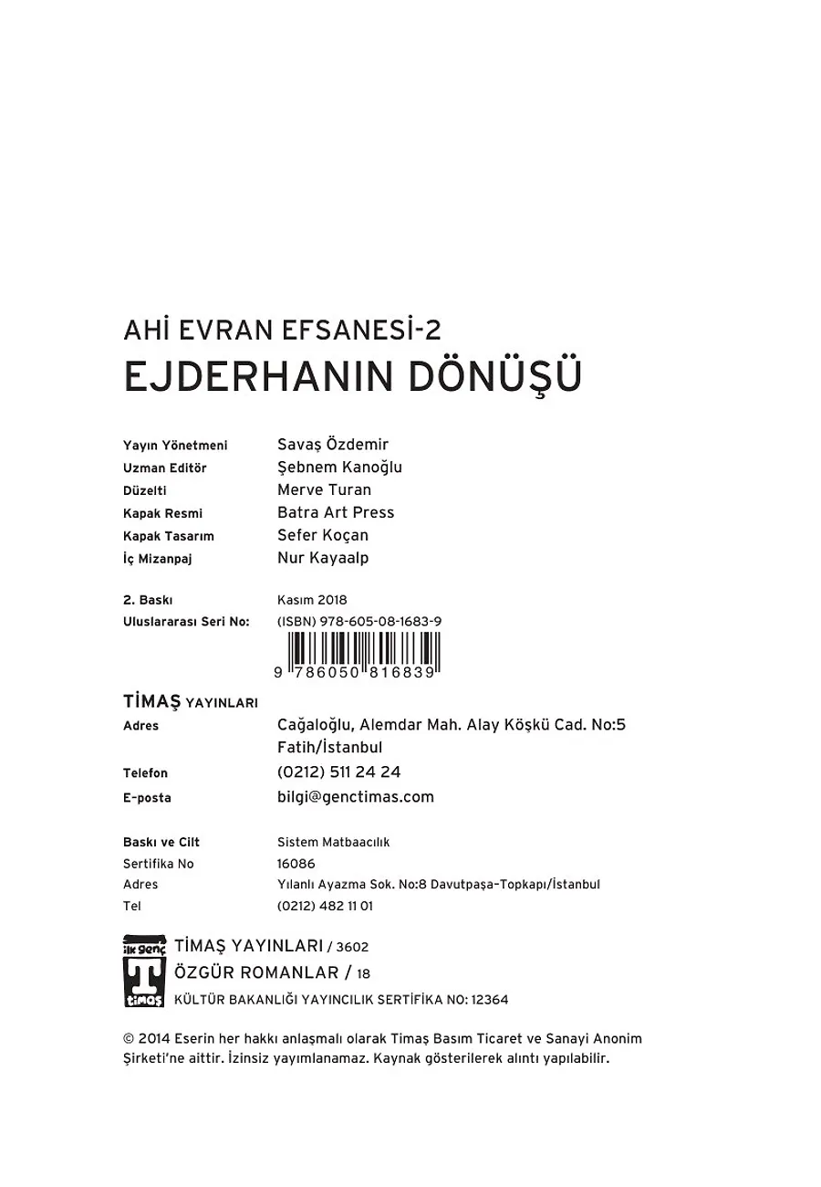 Ahi Evran Efsanesi - Ejderhanın Dönüşü – Sayfa 1