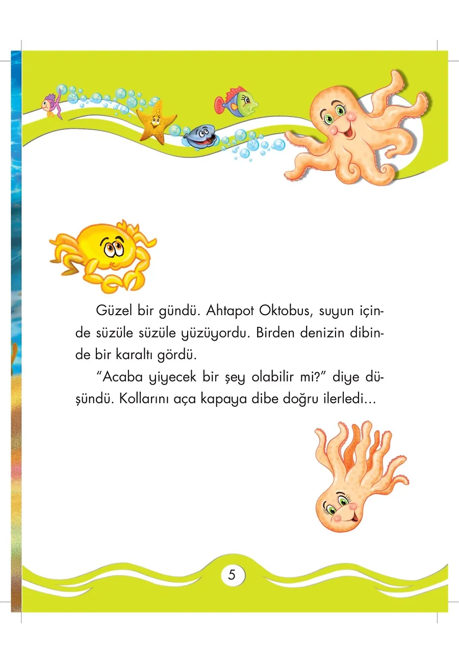 Ahtapot Oktobus Allah'ın Kuddüs İsmini Öğreniyor - Allah'ın İsimlerini Öğreniyorum 1 – Sayfa 4