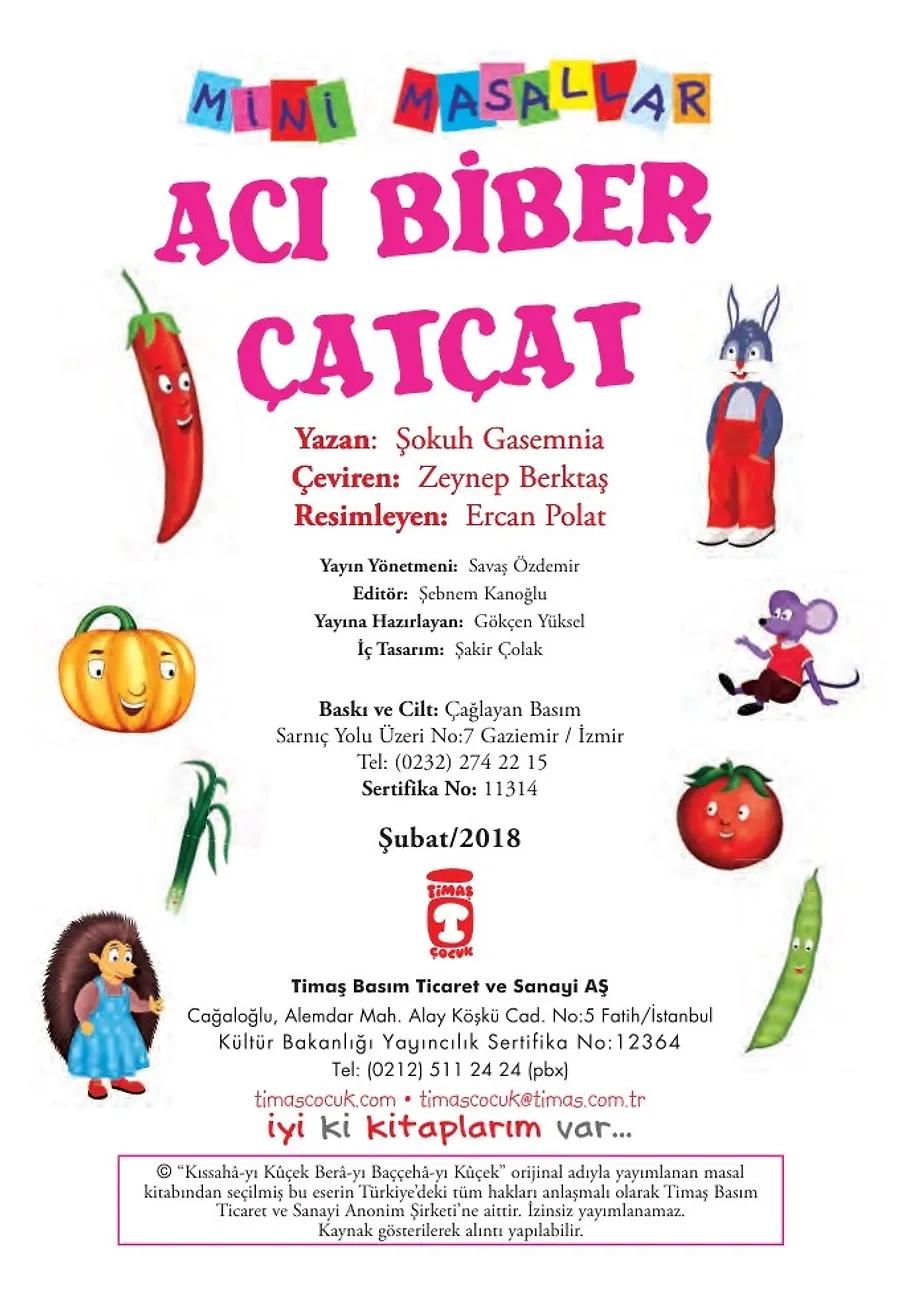 Acı Biber Çatçat - Mini Masallar 2 (18) – Sayfa 1