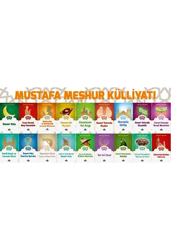 İslam'a Davet Fıkhı Mustafa Meshur Külliyati (18 Kitap Set)