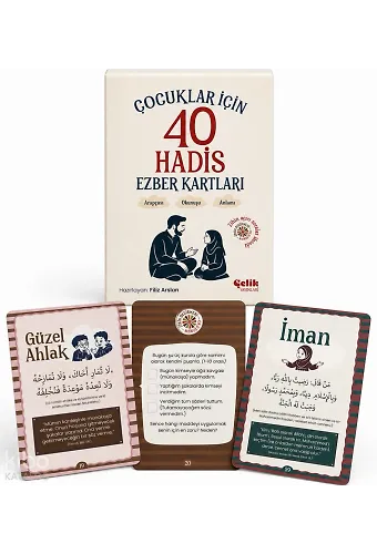 Çocuklar İçin 40 Hadis Ezber Kartları