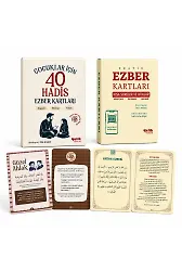 Ezber Kartları Seti: 1-Çocuklar İçin 40 Hadis 2-Kısa Sureler Ve Dualar
