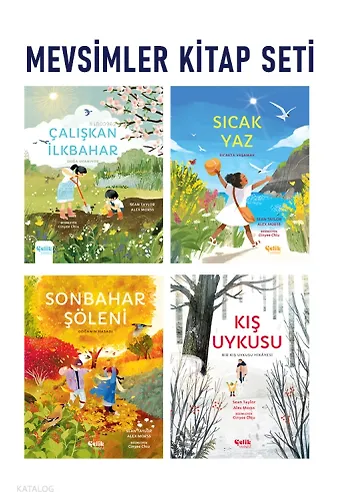 Çocuklar için Mevsimler Kitap Seti